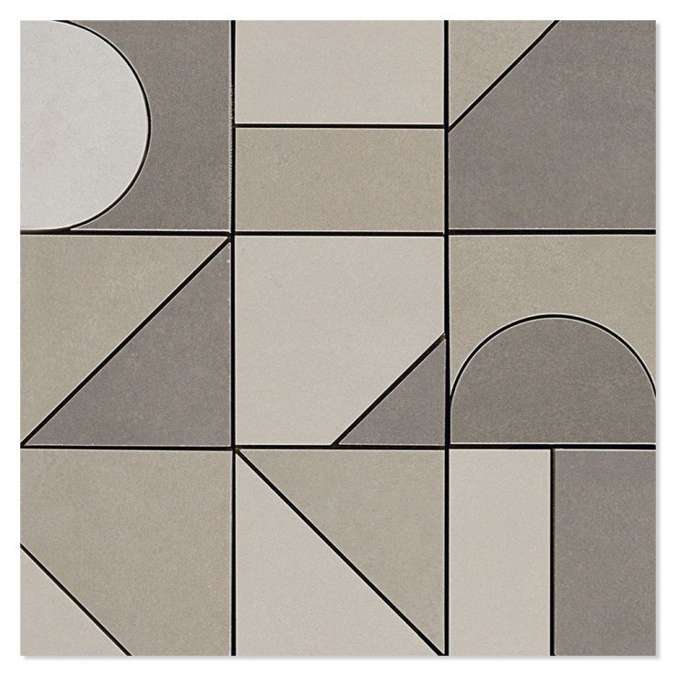 Mosaik Klinker La Vernelle Brun Mat 30x30 (10x10) cm-0